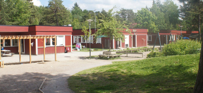 Exteriörbild Björkbackens förskola.