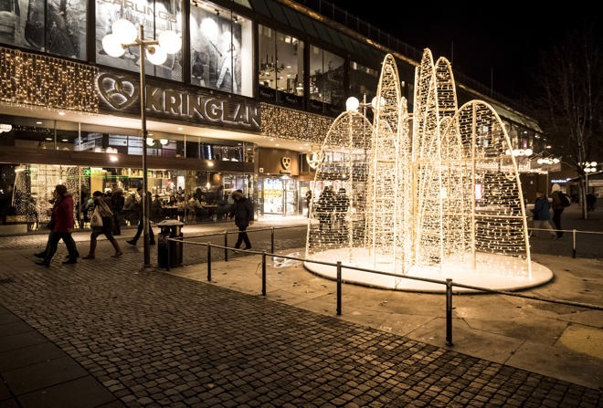 Fontänen på gågatan